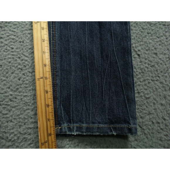 Vintage Bongo Jeans Womens Size 11 Blue Denim Straight Leg Mid Rise Stretch NWT - Picture 12 of 15
